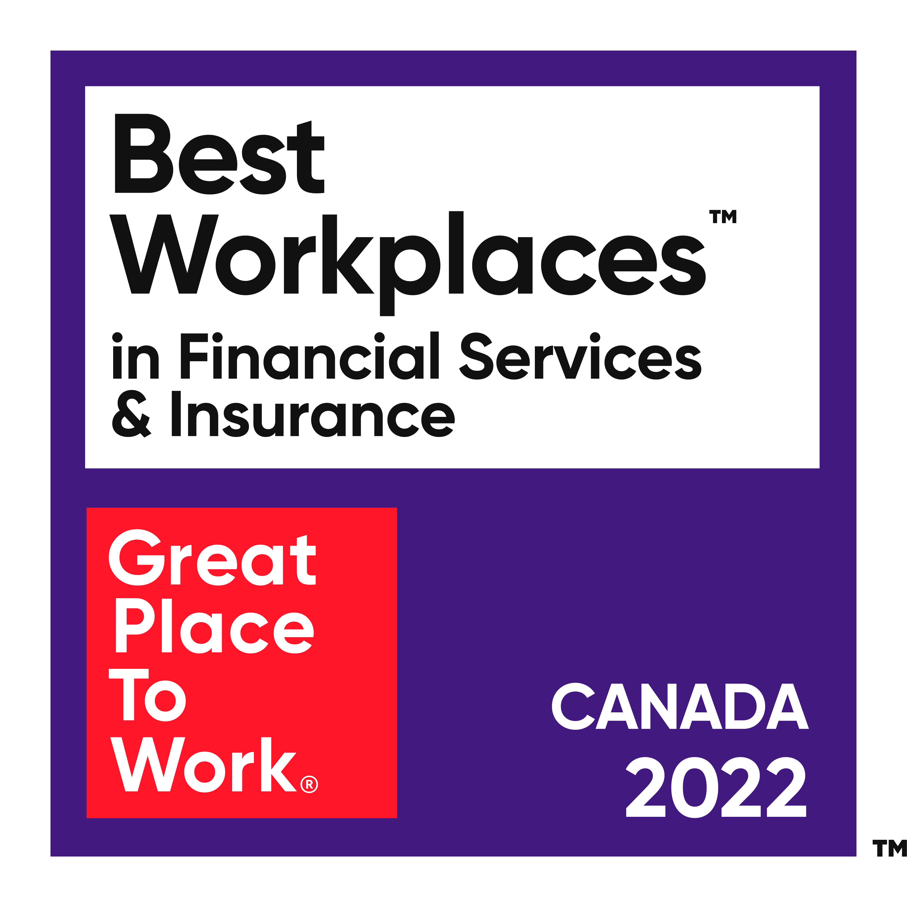 Best Workplaces in Financial Services & Insurance Canada 2022