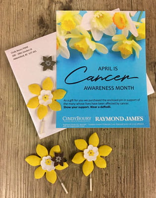 Cancer Awareness Month flyer
